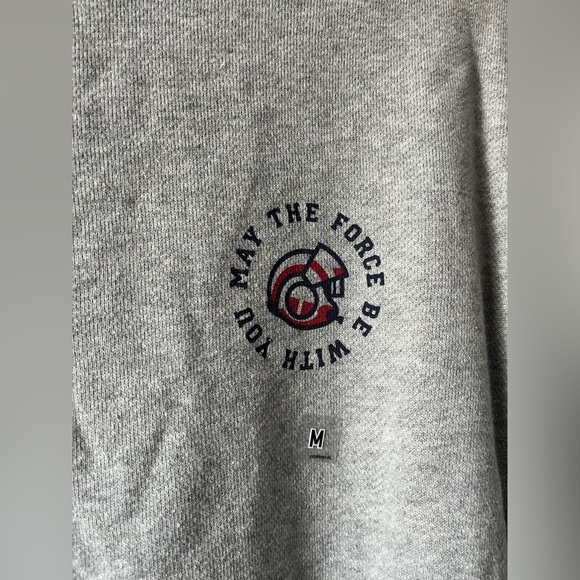 NWT Uniqlo X StarWars Gray Men's Crewneck Sweater - Picture 3 of 7